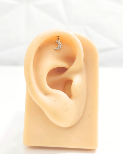 Moon Bugadi Piercing Earring