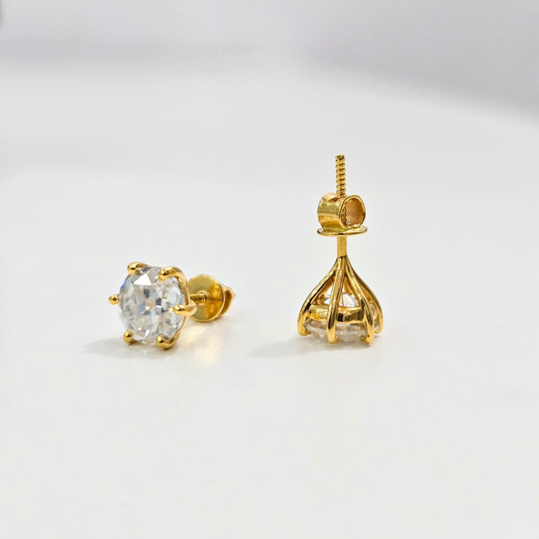 Kanika Earrings in Old European cut by Vai Ra