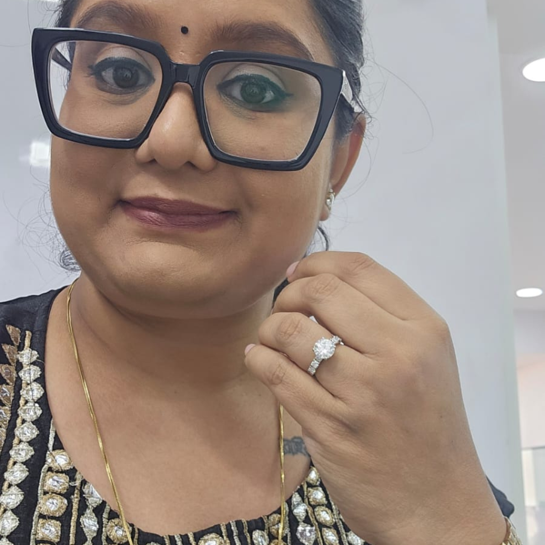 Shree Ring 2.69 CT Moissanite by Vai Ra
