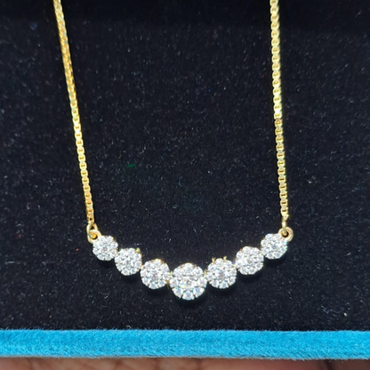 Saptika Diamond Pendant by Vai Ra  in Lab and Moissanite Variants