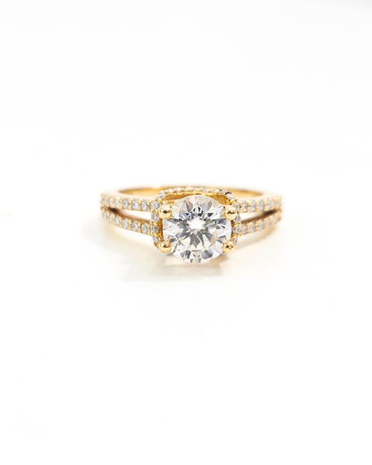 Livia Solitaire Ring - 1.31ct in 18kt Gold