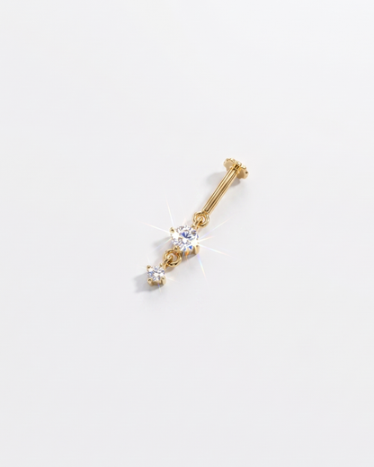 Chandelier Round Drop Bugadi Piercing Earrings