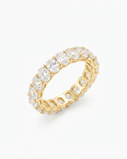 Oval eternity band (4.1 CT)