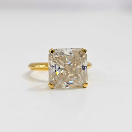 Anvi Statement Ring in Moissanite by Vai Ra
