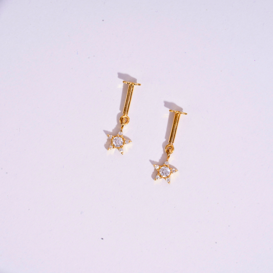 Star Diamond Bugadi - Helix Piercing Earring
