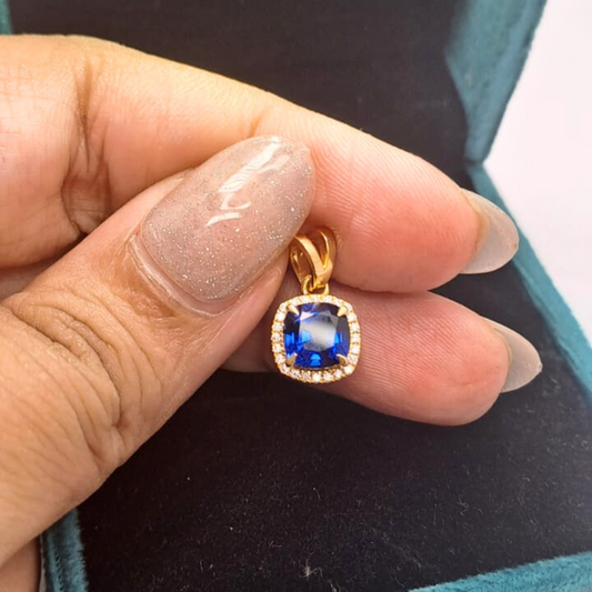 Azul Sapphire and Moissanite  by Vai Ra