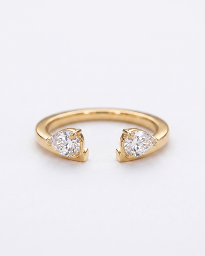 Versa Pear Open Setting Band 1 CT by Vai Ra