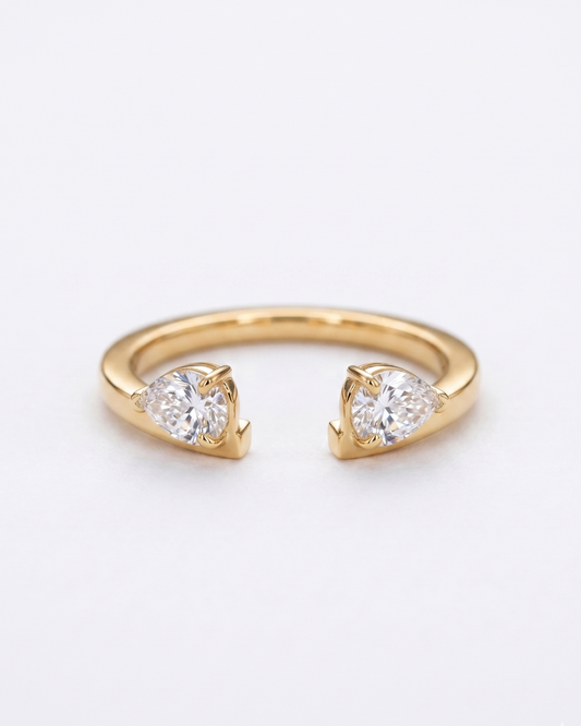 Versa Pear Open Setting Band 1 CT by Vai Ra