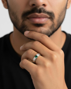 Veritas Men's Platinum Ring by Vai Ra