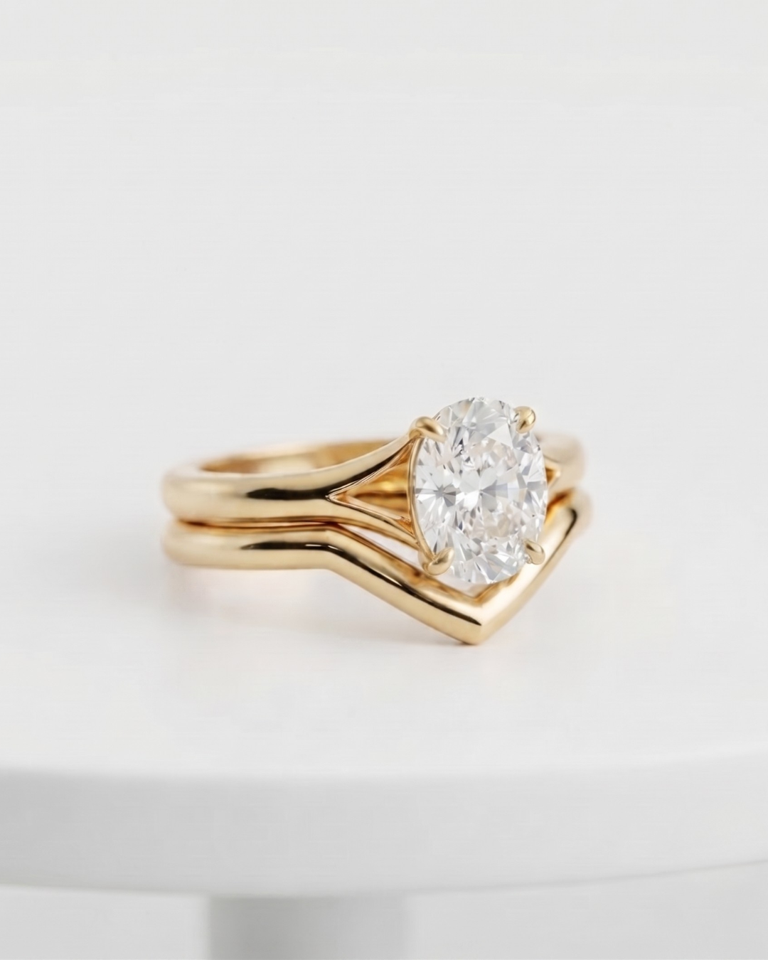 The Vivienne Oval Ring stack