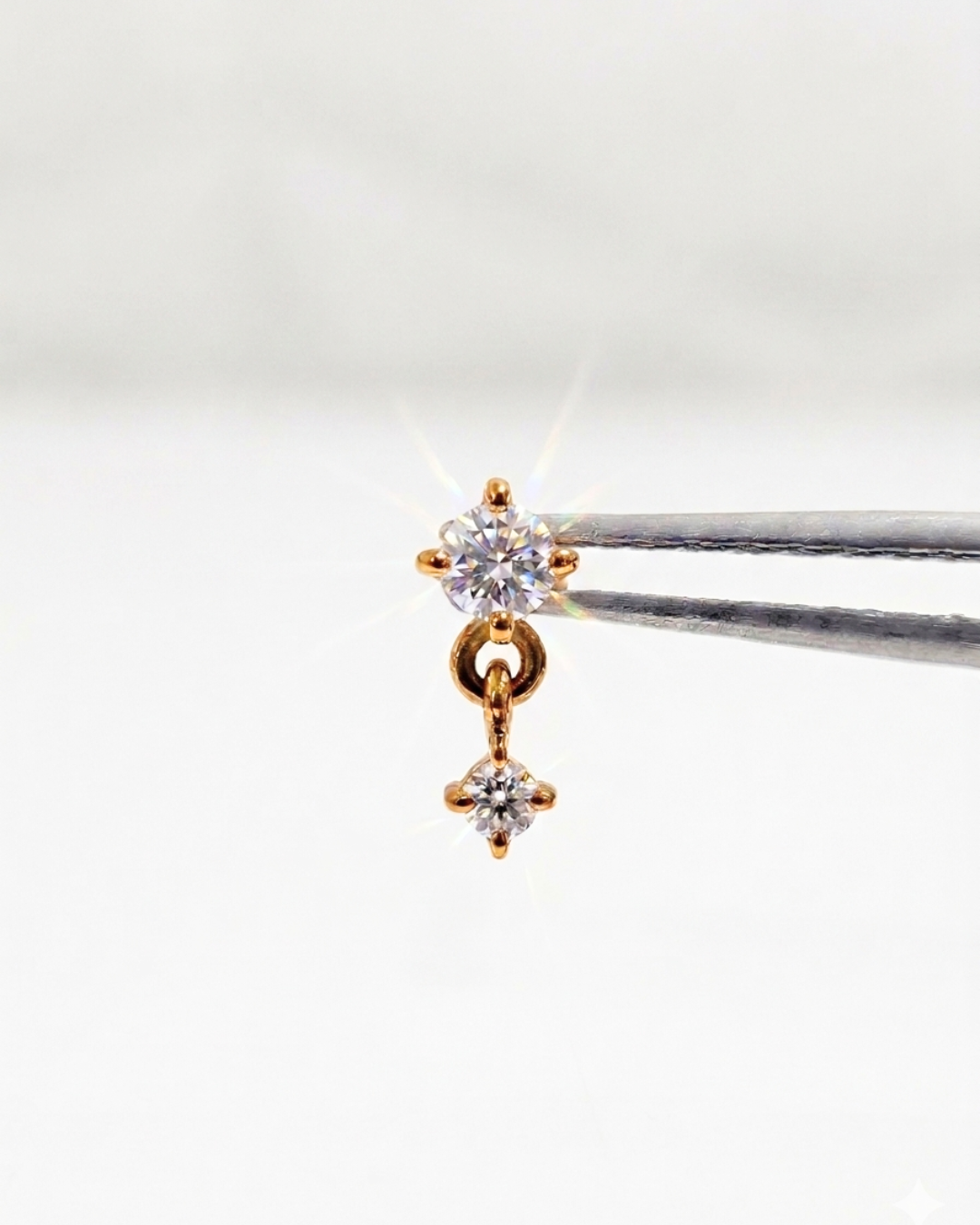 Chandelier Round Drop Helix/Tragus Piercing Earrings