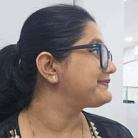 Nyla Earrings in Moissanite by Vai Ra