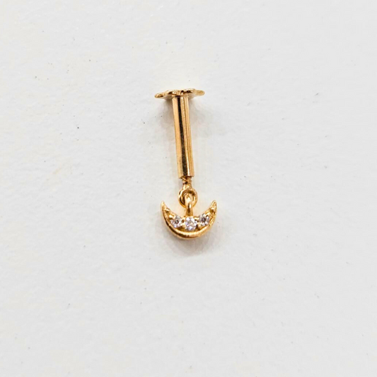 Paper Boat Moissanite Bugadi Earring by Vai Ra