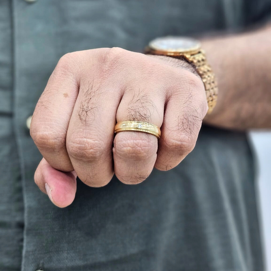Meru Men's Engagement Band by Vai RA
