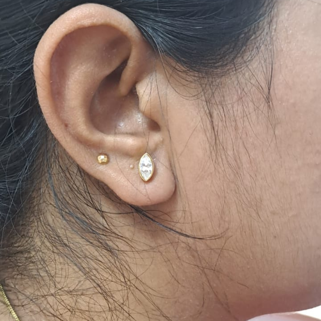 Vesica Marquise diamond set by Vai Ra