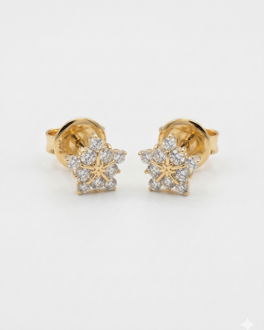 Moissanite Diamond Earring