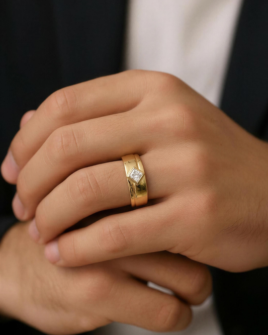 Elan Men's Engagement Band by Vai Ra