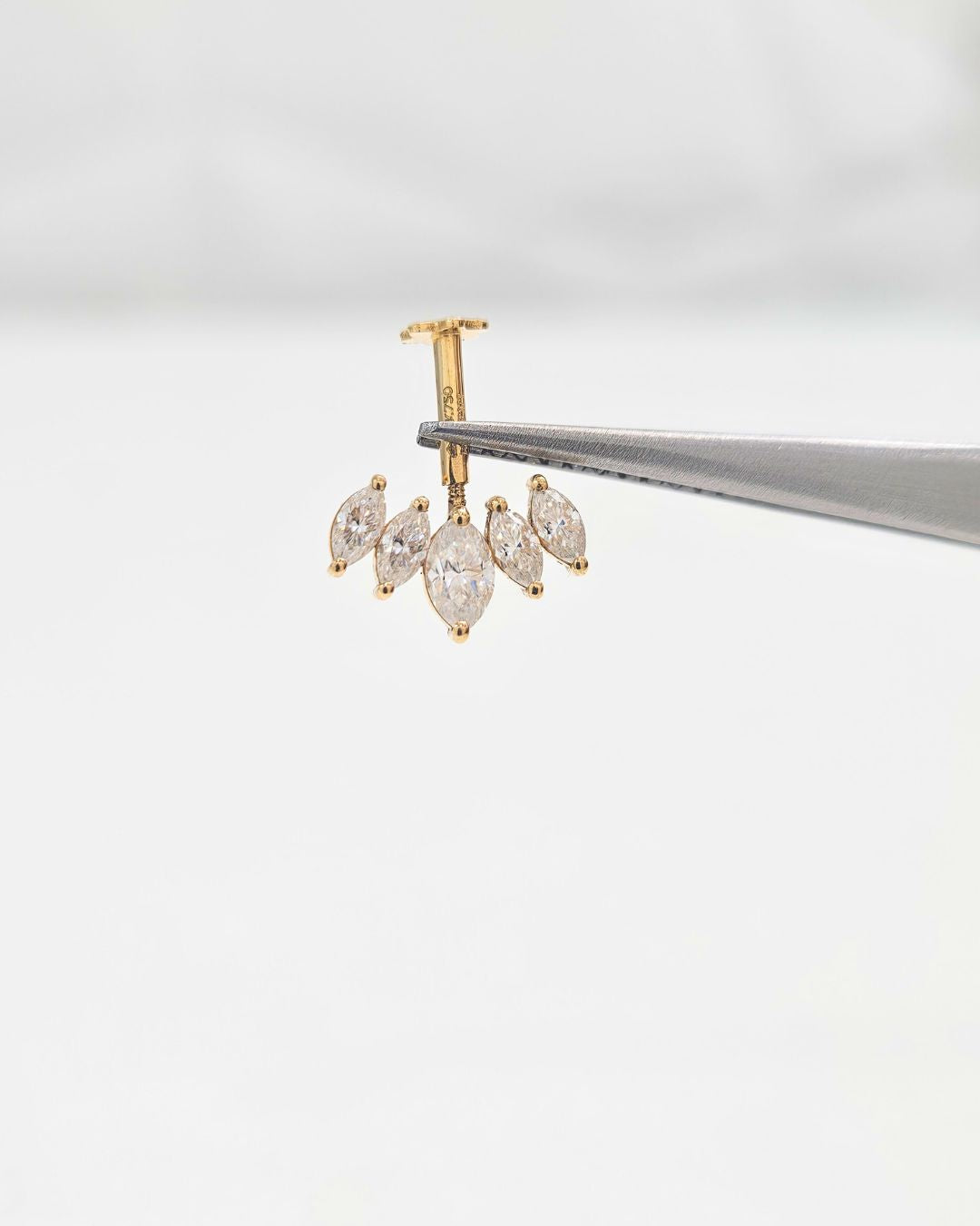 Lotus Fixed Cluster Bugadi Piercing Earring