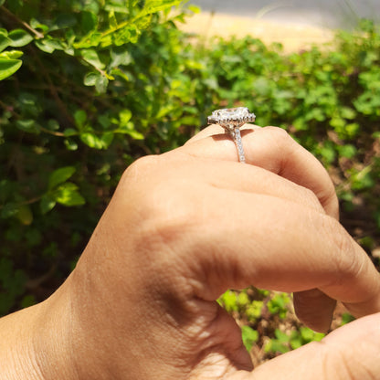 Statement Solitaire Moissanite Ring