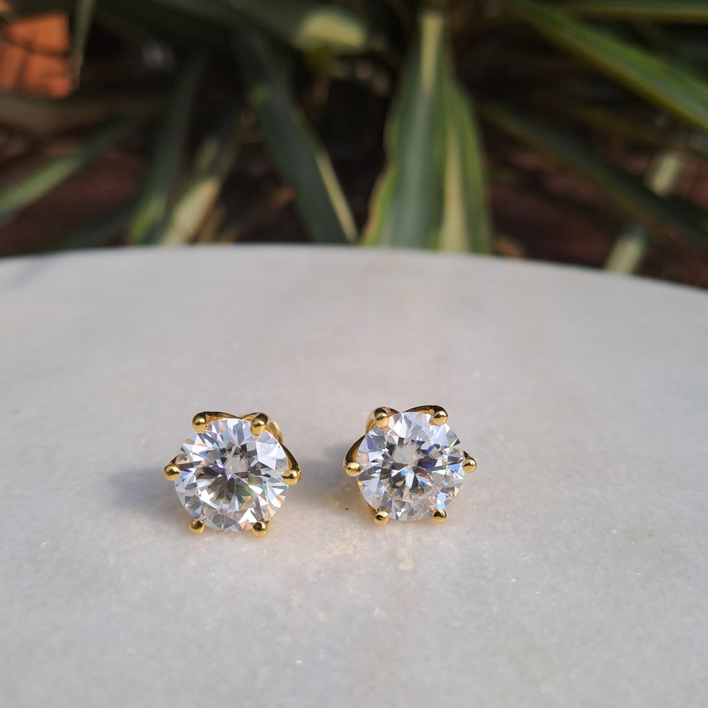 Glorious Tulip Moissanite Earring (16 CT)