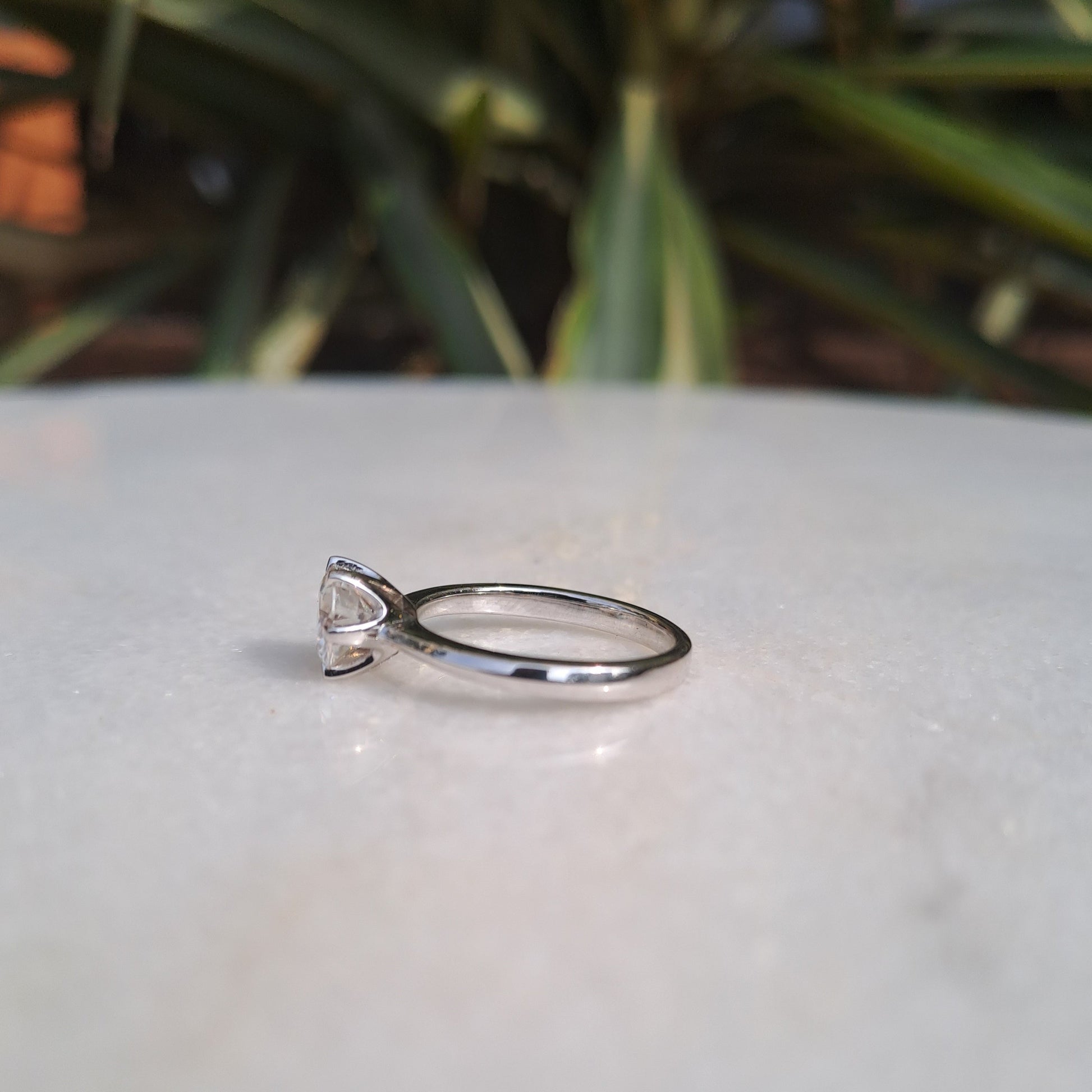 The Selma Ring (0.89 CT) Moissanite Diamond