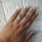 Tulip Engagement Ring and Wedding Band Ring Sets (1.85/0 CT)