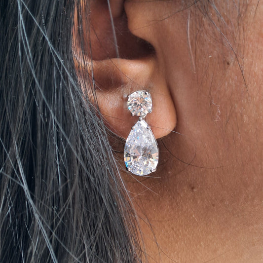 Moissaite Diamond Earring