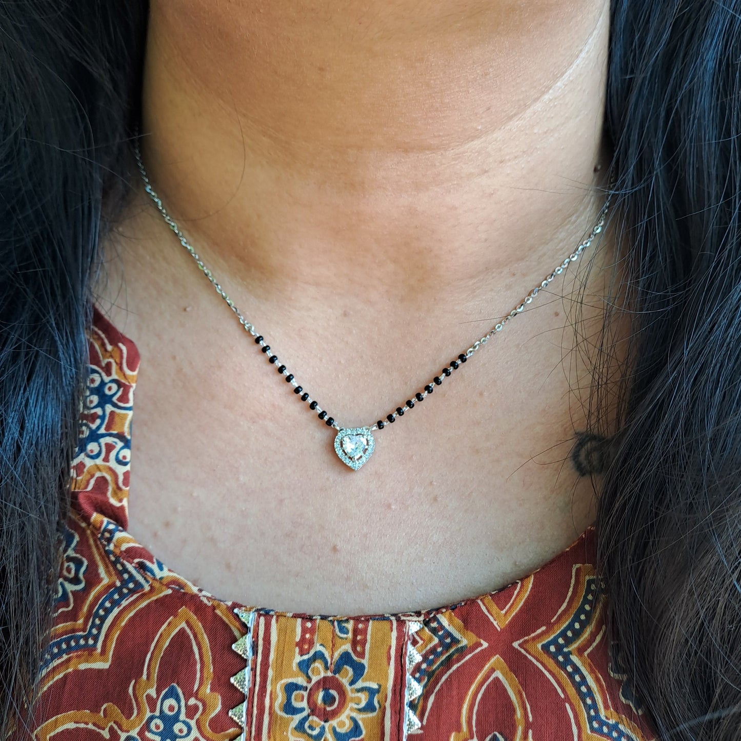 Moissanite Diamond Mangalsutra