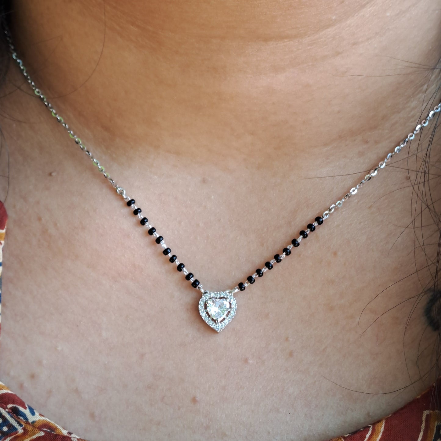 Moissanite Diamond Mangalsutra