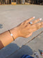 Circle Disc Moissanite Mangalsutra bracelet