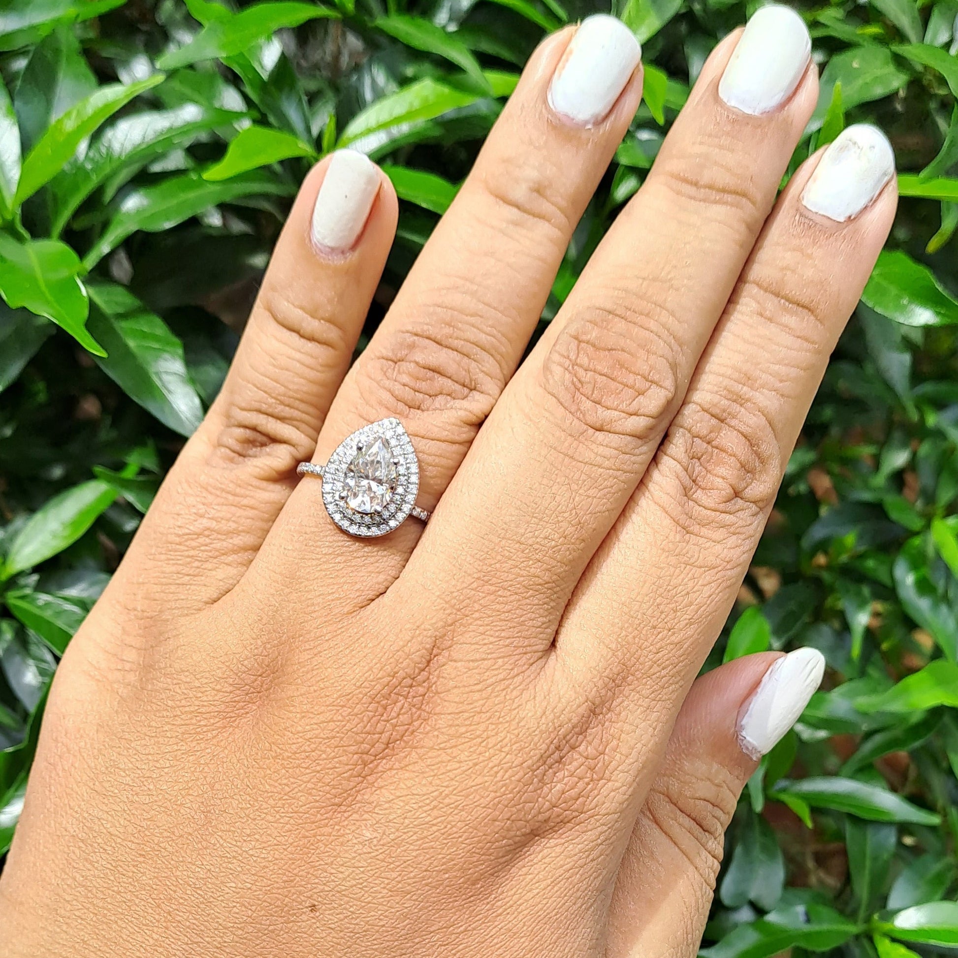 Moissanite Diamond Ring