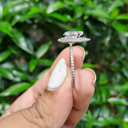 Moissanite Diamond Ring