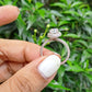 Oval moissanite Diamond Ring
