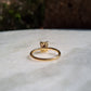 Lorenza Emerald Cut Moissanite Ring - (1.02 CT)