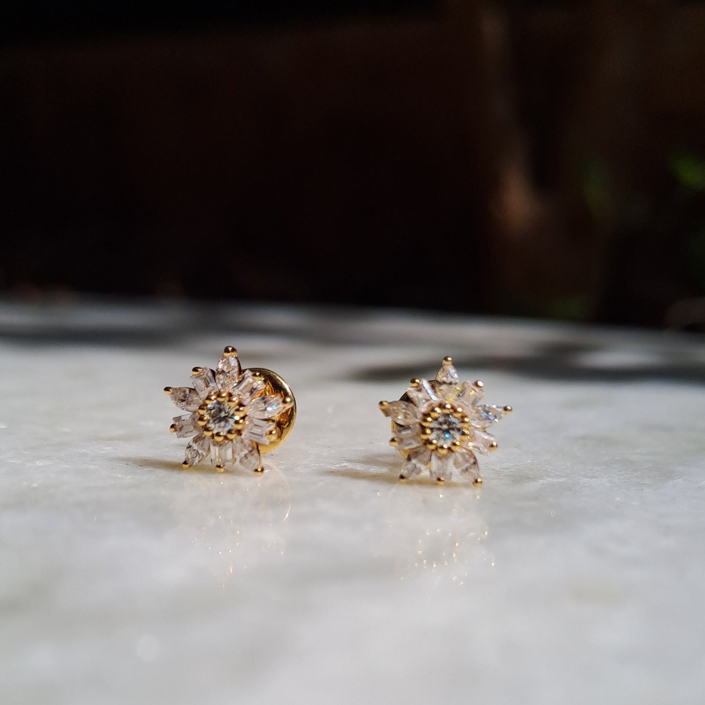 Moissanite Diamond Earring