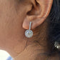 Moissanite Earring and pendant set
