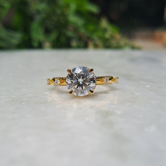 Moissanite Ring