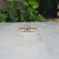 Oval Moissanite Ring in Gold