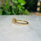 Oval Moissanite Ring in Gold