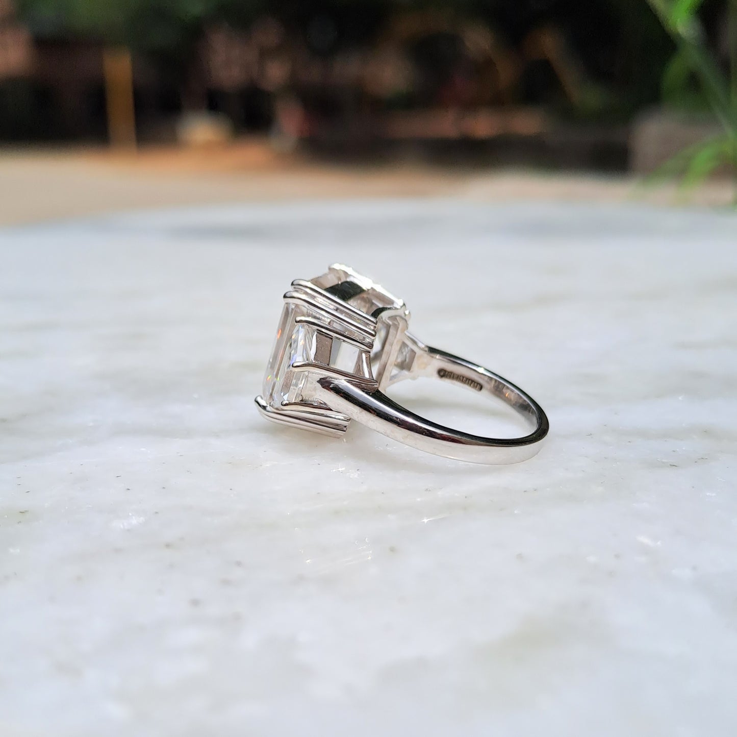 Statement Moissanite Diamond Ring