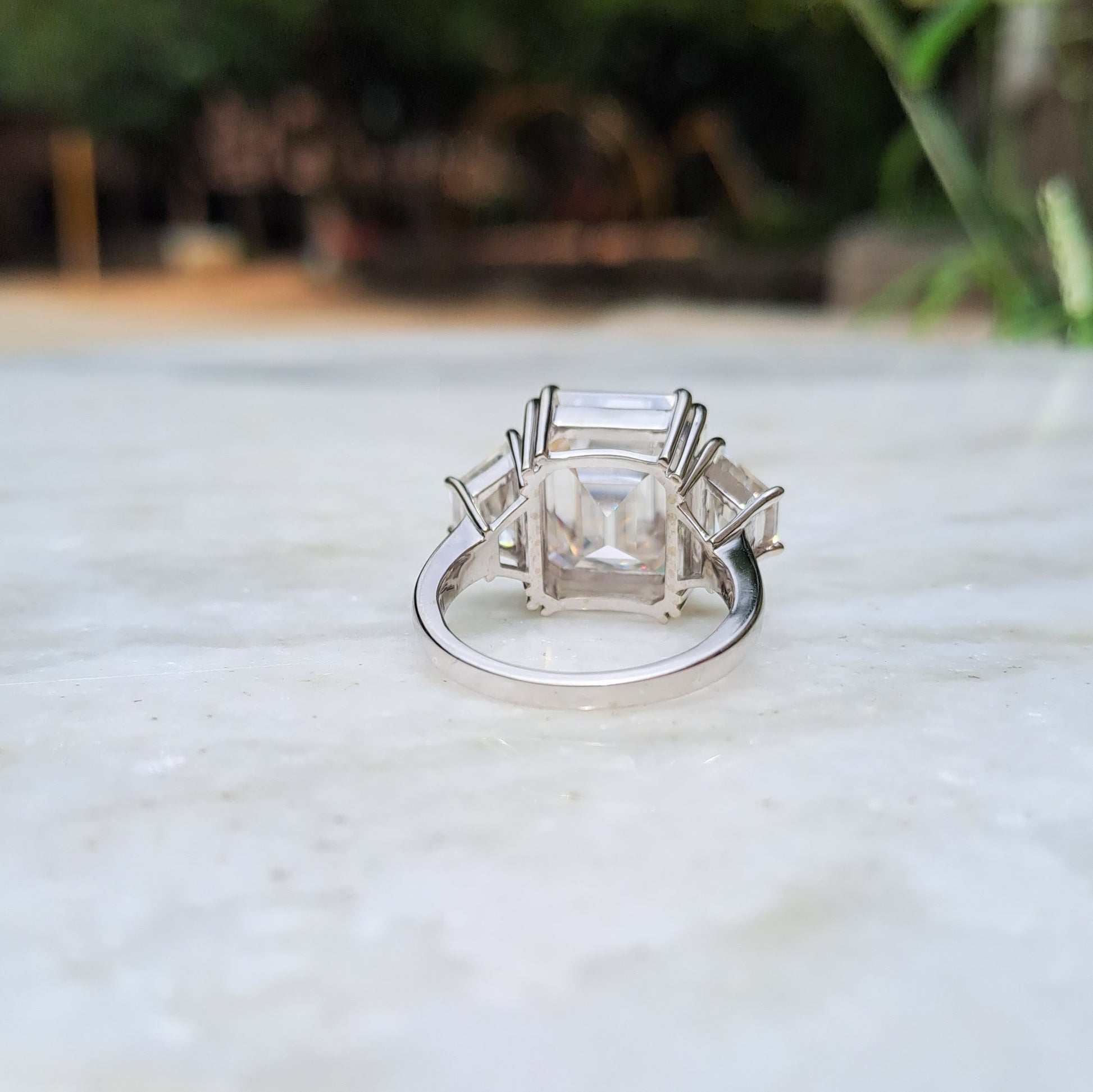 Statement Moissanite Diamond Ring