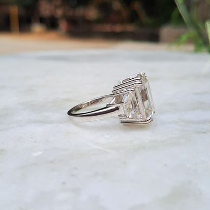 Statement Moissanite Diamond Ring