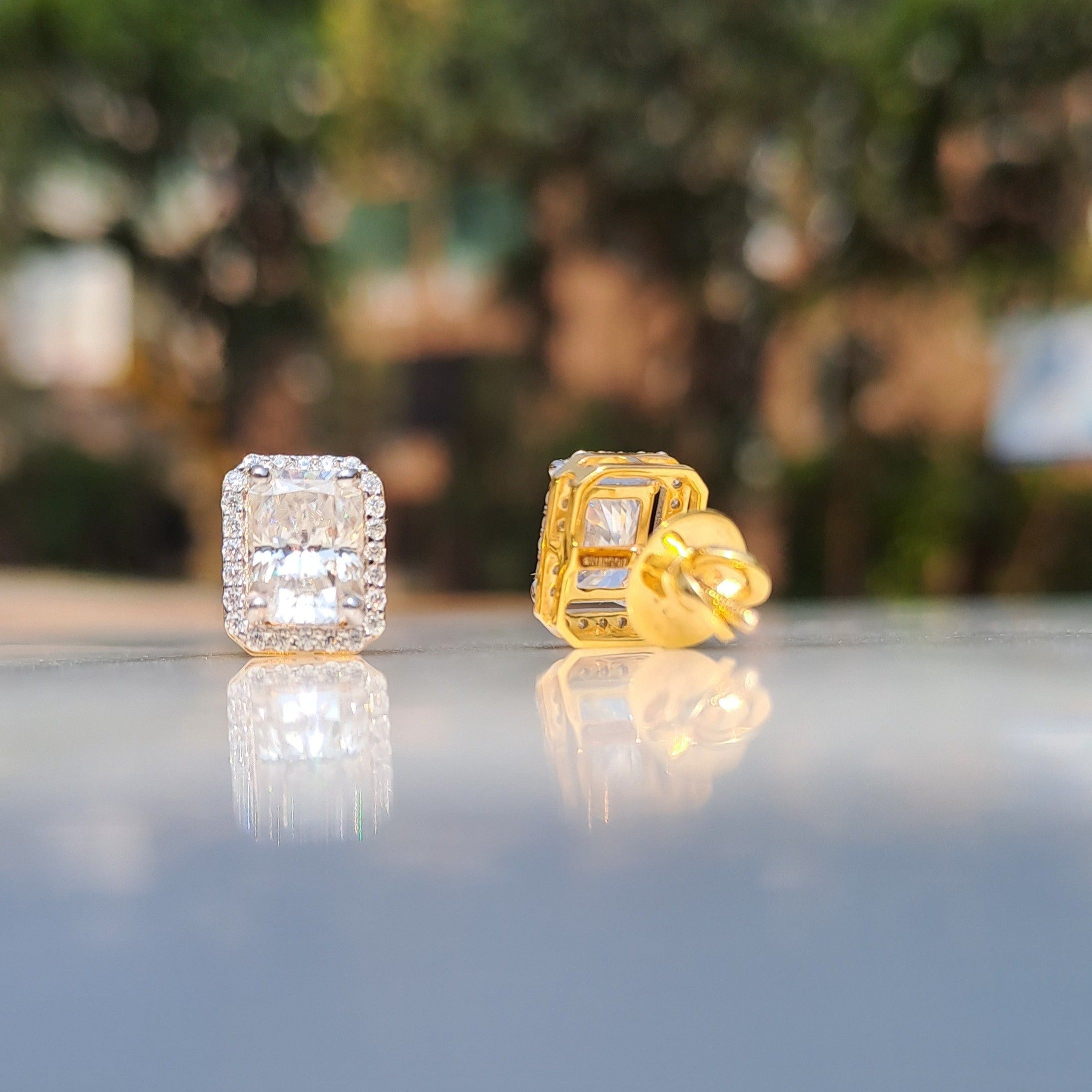 Diamond Cluster Earrings | Diamonds Factory US