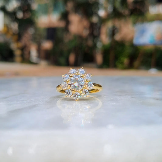 Moissanite Diamond Ring