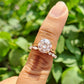 Moissanite Engagement ring set