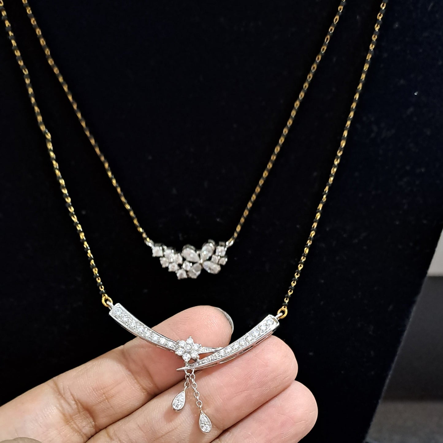 Moissanite Diamond Mangalsutra