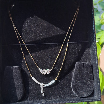 Moissanite Diamond Mangalsutra