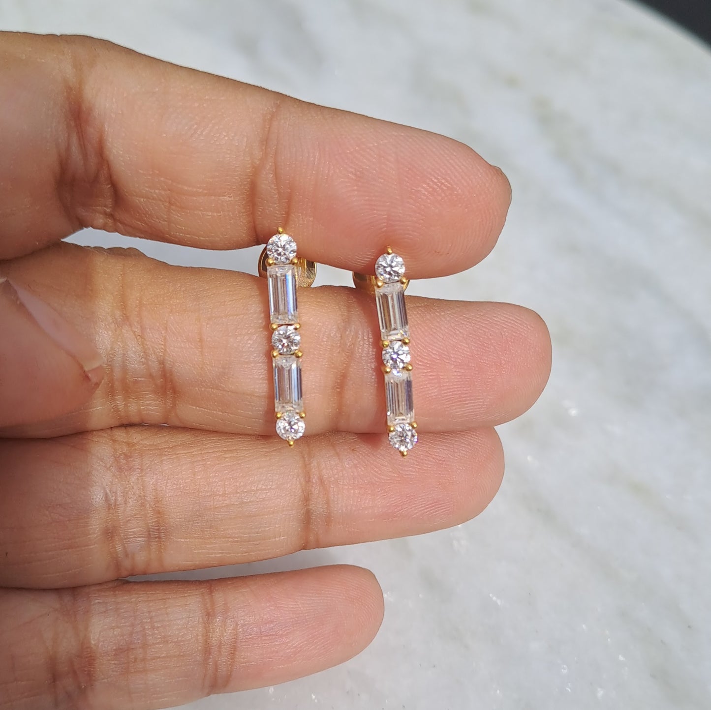 Bar Earring (2.07 CT)