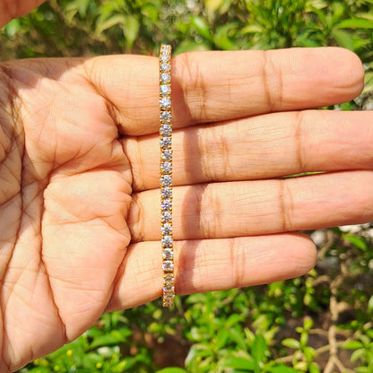 Moissanite Bracelet (4.93 CT in 925 Silver)