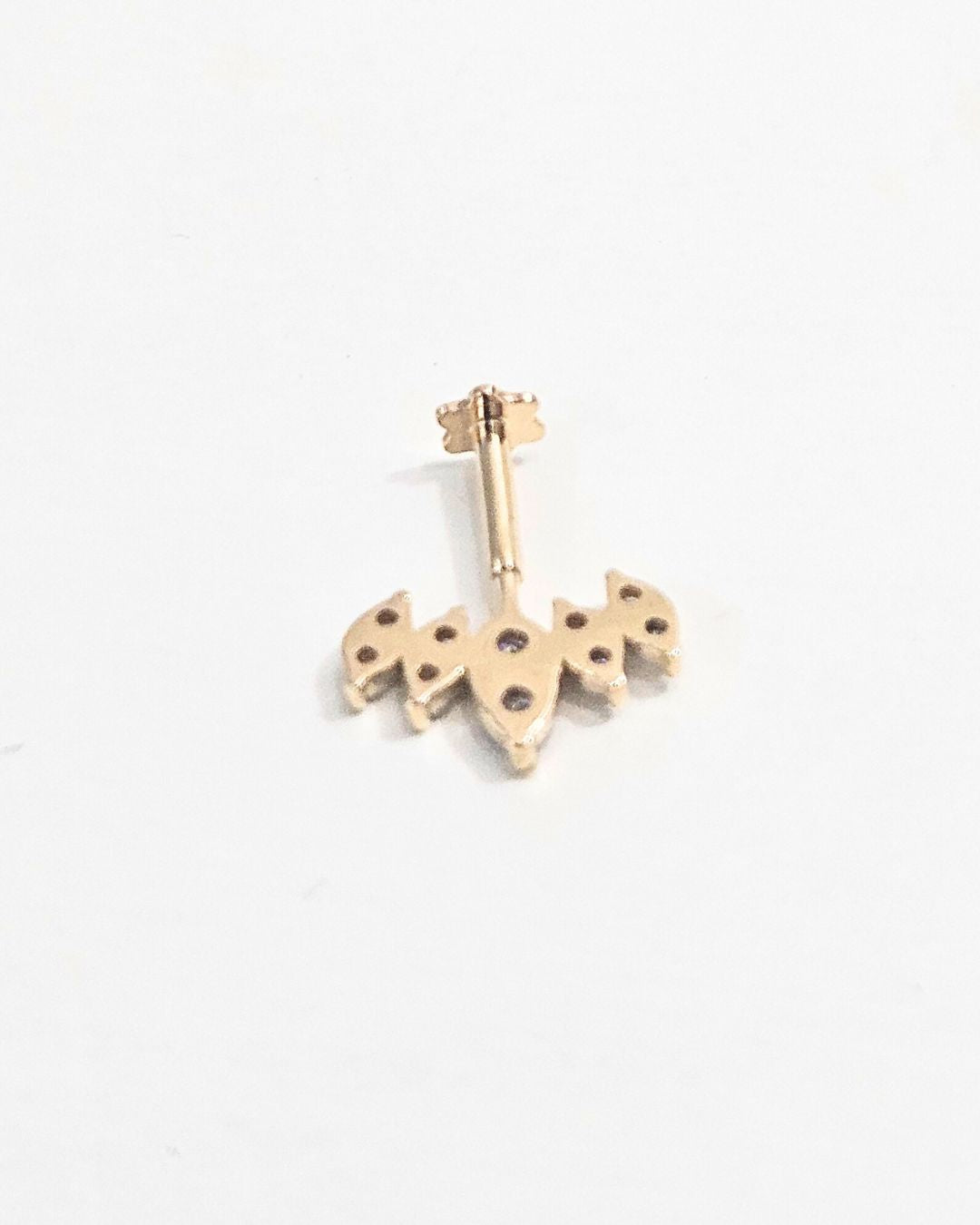 Lotus Fixed Cluster Bugadi Piercing Earring
